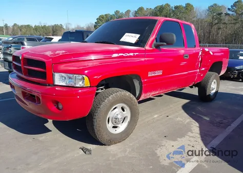 2001 Dodge Ram 2500 St from USA, damaged, VIN 3B7KF23691G205669